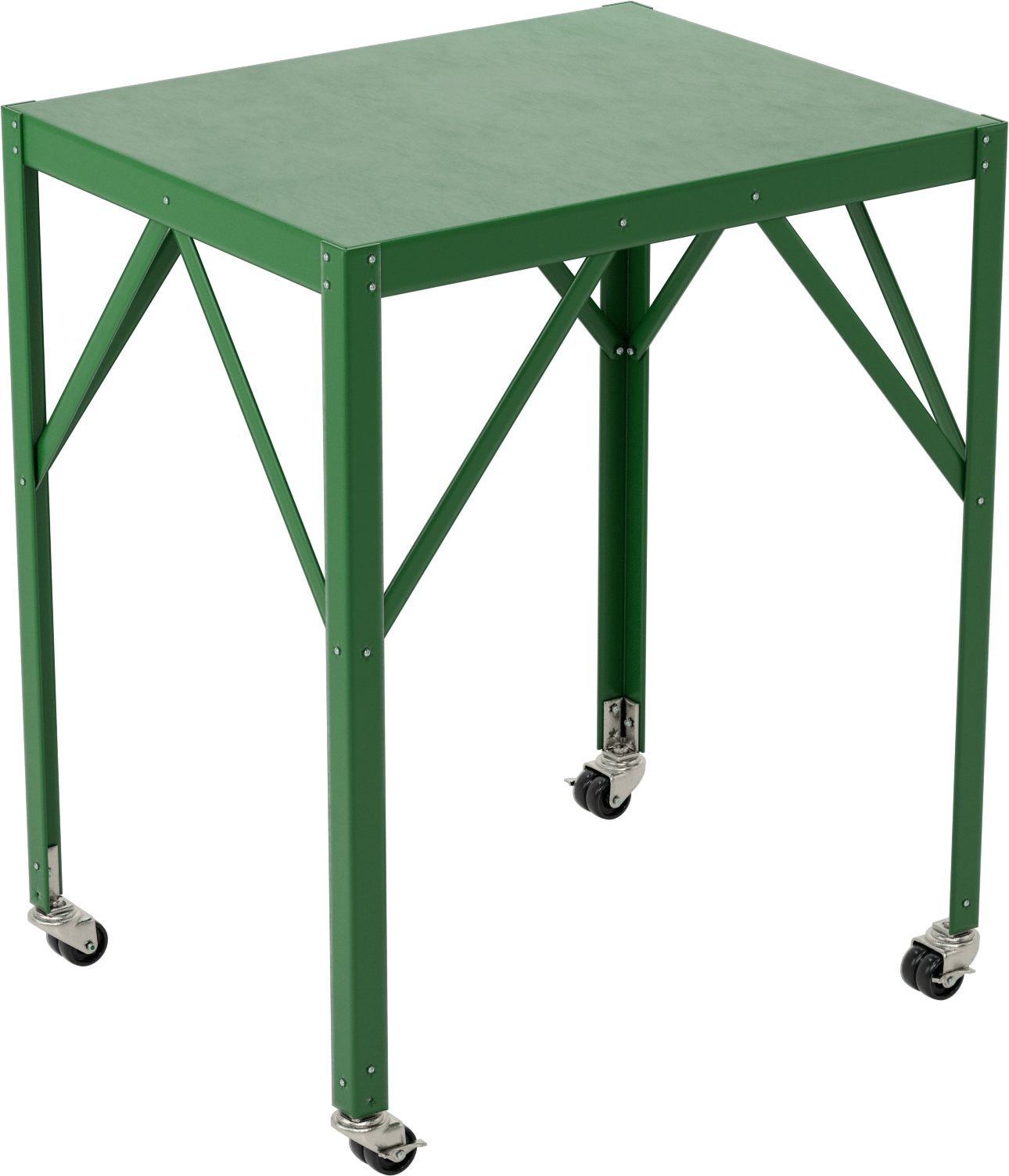Çelik Masa, Mobil, 36“ Yükseklik x 30” Genişlik x 24" Derinlik
