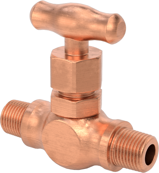 Uzun Ömürlü Bronz Kompakt Açma/Kapama Valfi, 1/8 NPT Erkek