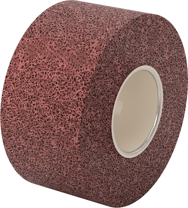 400 Grit Kanatlı Tekerlek, 2" Genişlikte, Kanatlı Zımpara Makinesi için Naylon Ağ Arka Yüzlü