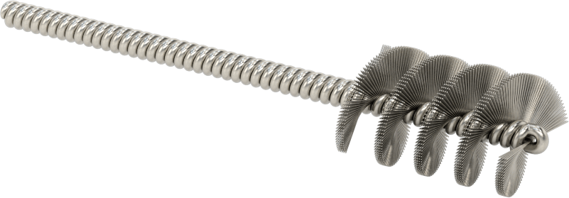 Bükümlü Saplı Çelik Boru Fırçası, 5/8" Fırça Çapı