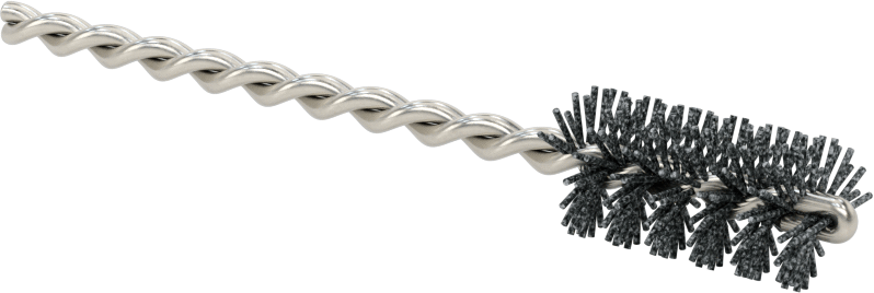 Zımpara Tüp Fırçası, Bükümlü Şaft, 1/2" fırça çapı, Esnek Kıl