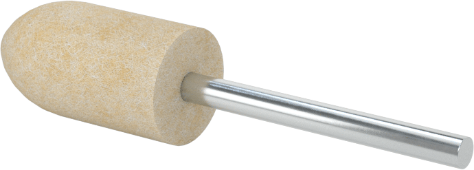 Parlatma Bobi, Yumuşak, Yuvarlak Uçlu Silindir, 1/2“ Çap x 1” Uzunlukta Başlık