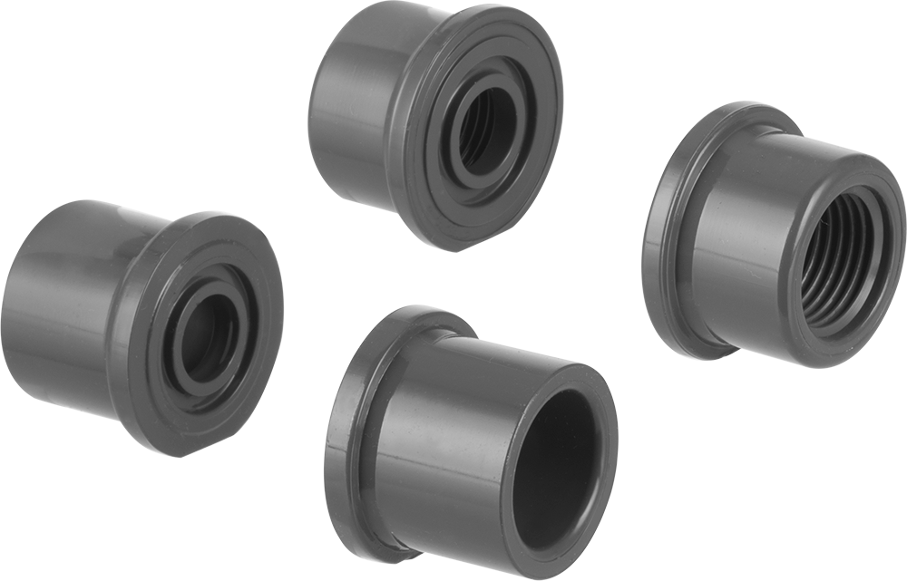 1-7/8" Dış Çaplı PVC Rakor Bağlantı Parçaları, 1/2 NPT&Sckt Bağlantısı