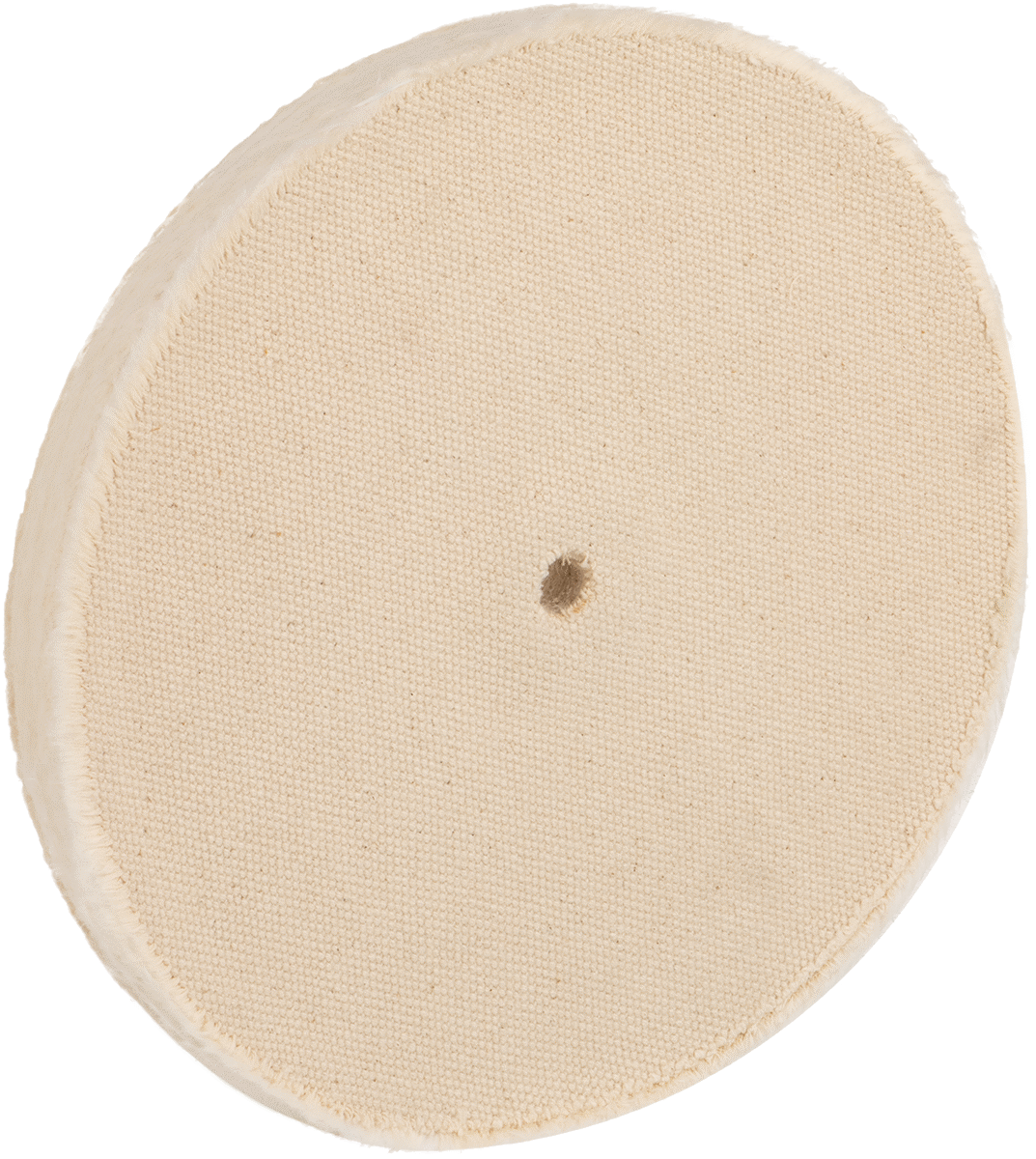 Düz Yüzeyler için Agresif Parlatma Tekerleği, 6“ Çap x 1” Kalınlık, 1/2" Mil Deliği