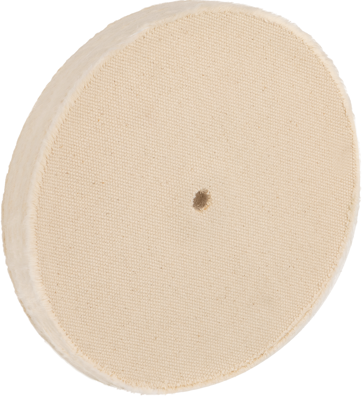 Düz Yüzeyler için Agresif Parlatma Tekerleği, 8“ Çap x 1-1/2” Kalınlık, 1/2" Mil Deliği