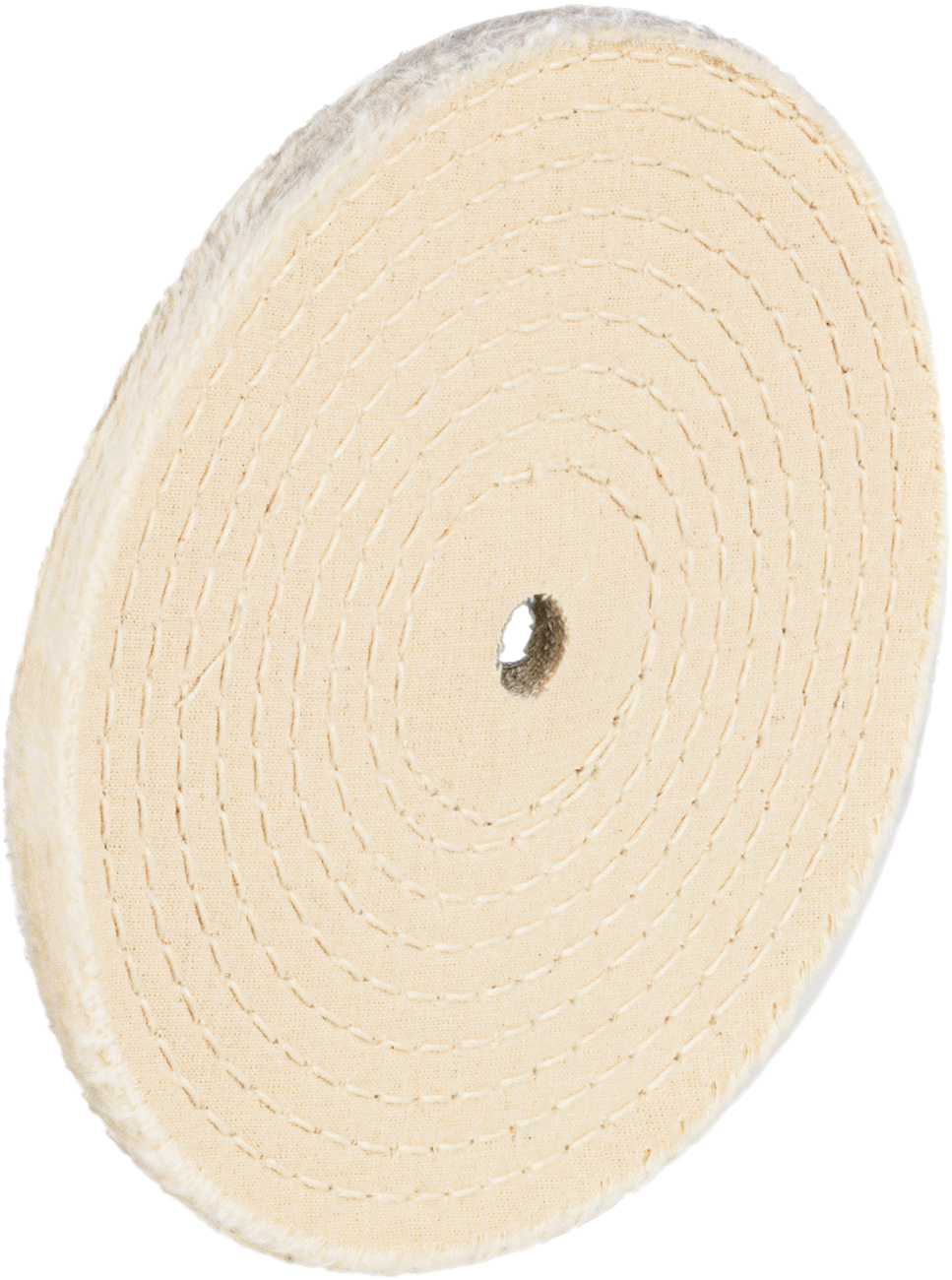 Düz Yüzeyler için Parlatma Tekerleği, 6 inç Çapında x 1/2 inç Kalınlığında, 1/2" Mil Deliği
