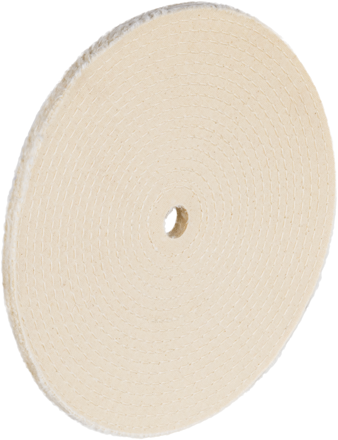 Düz Yüzeyler için Parlatma Tekerleği, 10“ Çap x 1/2” Kalınlık, 3/4" Mil Deliği