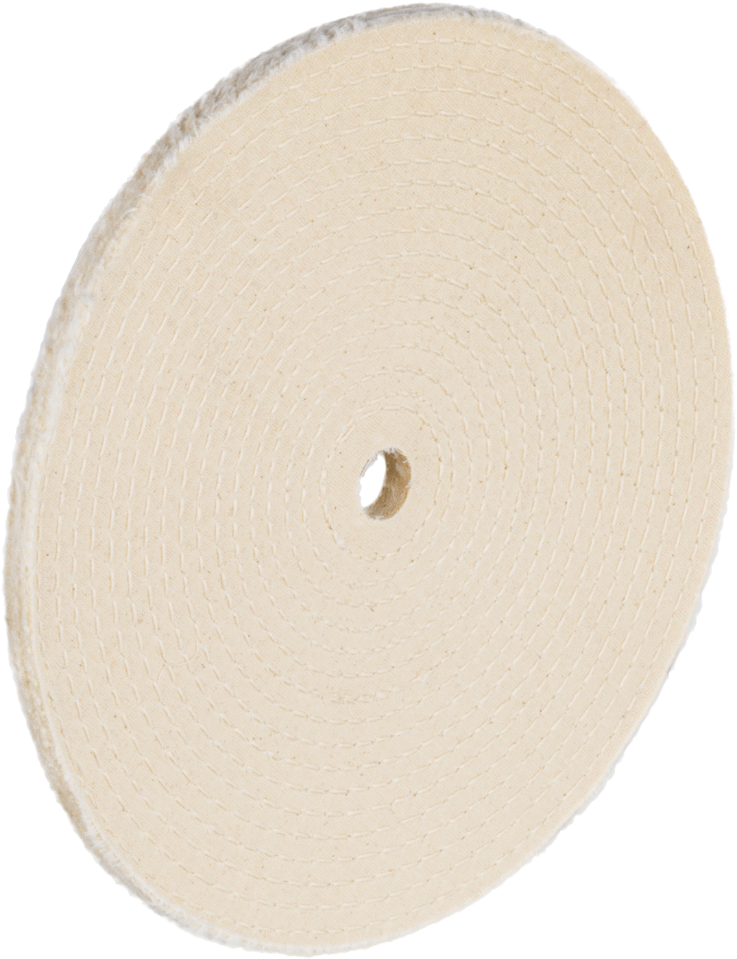 Düz Yüzeyler için Parlatma Tekerleği, 10“ Çap x 1/2” Kalınlık, 7/8" Mil Deliği