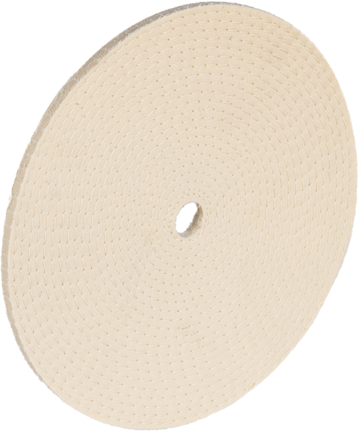 Düz Yüzeyler için Parlatma Tekerleği, 12“ Çap x 1/2” Kalınlık, 1" Mil Deliği