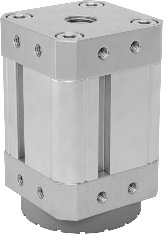 Pnömatik Manyetik Tutucu, Sürtünme Halkalı, 80 mm x 50 mm x 50 mm Toplam
