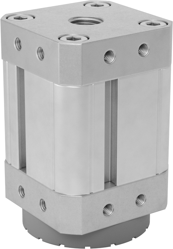 Pnömatik Manyetik Tutucu, Sürtünme Halkalı, 80 mm x 50 mm x 50 mm Toplam