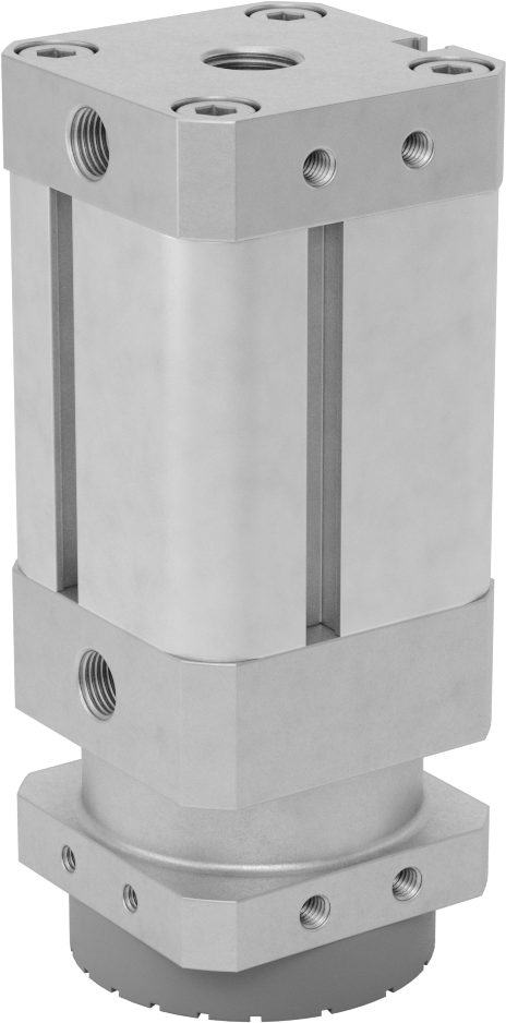 Pnömatik Manyetik Tutucu, Ağır Yük, Sürtünme Halkalı, 123 mm x 50 mm x 50 mm Toplam Boyut