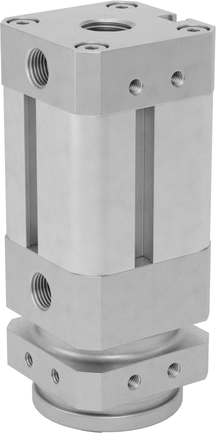 Pnömatik Manyetik Tutucu, Yüksek Sıcaklık için Ağır Yük, 99 mm x 40 mm x 40 mm Toplam