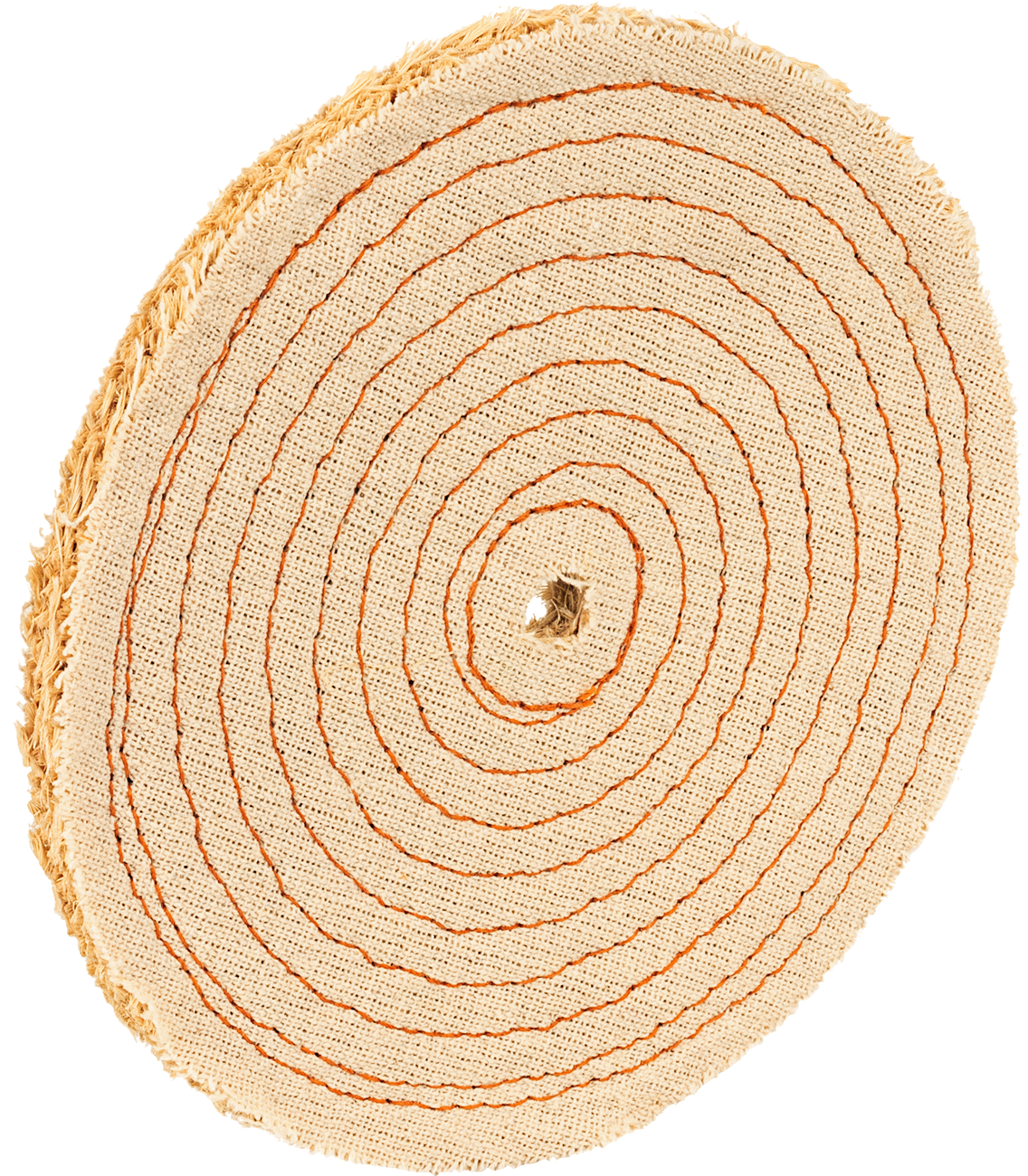 Düz Sert Metal Yüzeyler için Parlatma Tekerleği, Agresif, 8“ Çap x 3/8” Kalınlık, 1/2" Mil Deliği