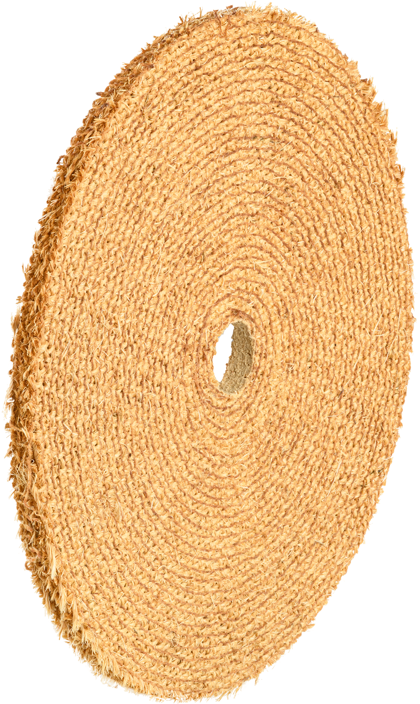 Düz Sert Metal Yüzeyler için Parlatma Tekerleği, Agresif, 12“ Çap x 3/8” Kalınlık, 1-1/4" Mil Deliği
