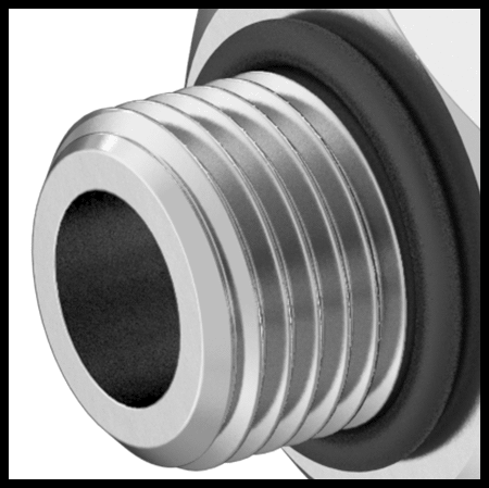 Male Threads with Gasket