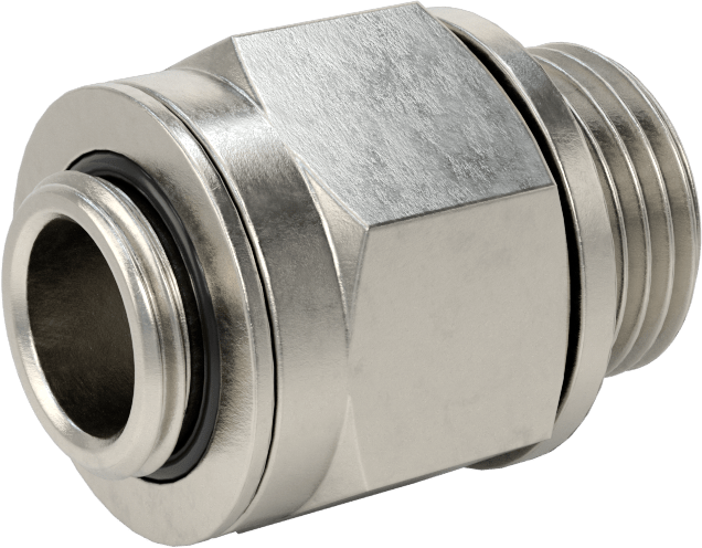 Aşırı Basınçlı 316 Paslanmaz Çelik Dişli Boru Bağlantı Elemanı, Düz Adaptör, 1/2 BSPP Erkek, M18 x 1,5 mm Erkek