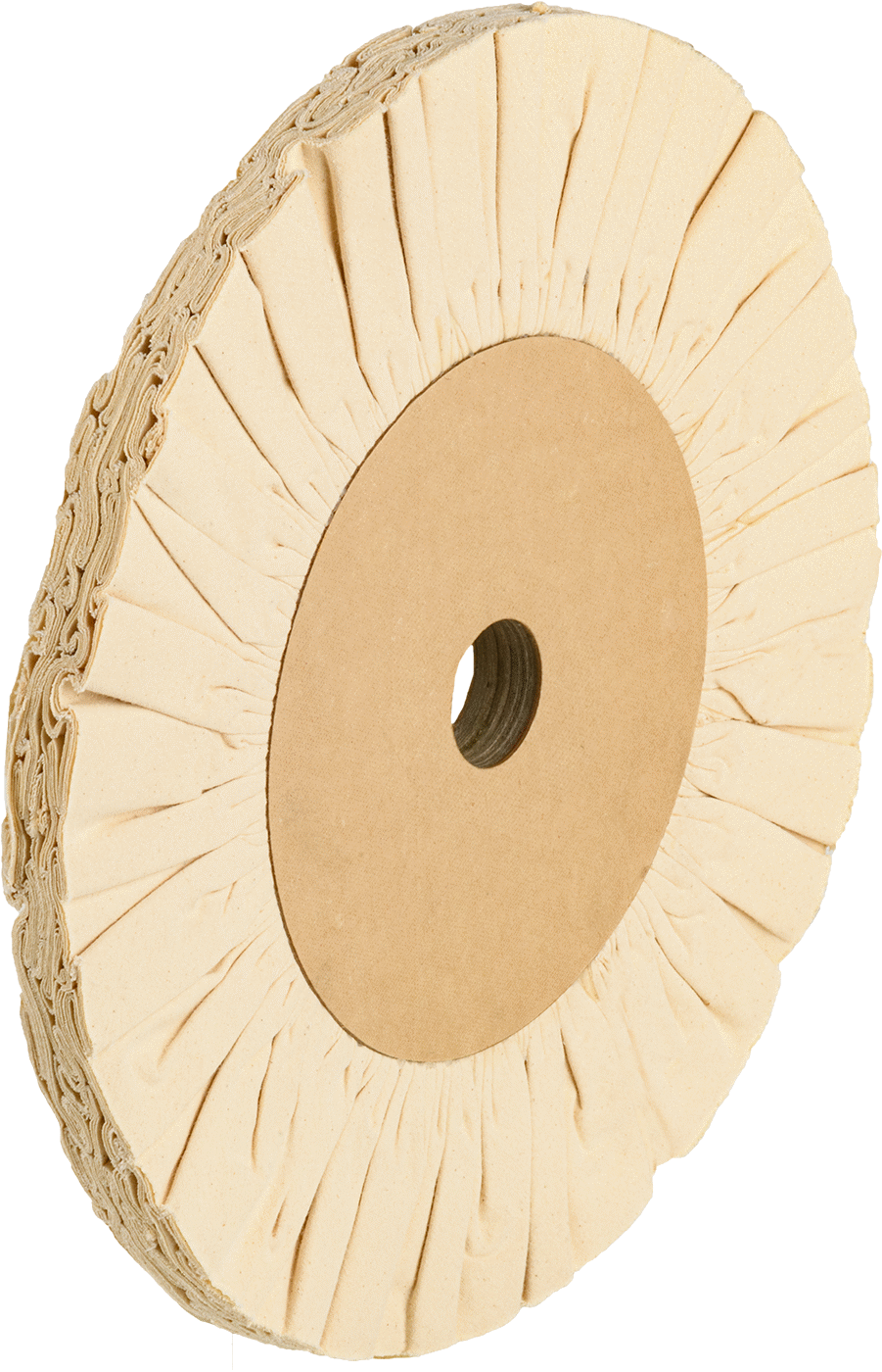Uzun Ömürlü Parlatma Tekerleği, 12“ Çap x 5/8” Kalınlık, 1-1/4" Mil Deliği
