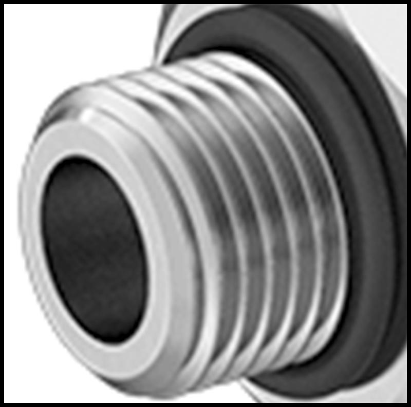 Metric and UN/UNF (SAE Straight) Male Threads with Gasket