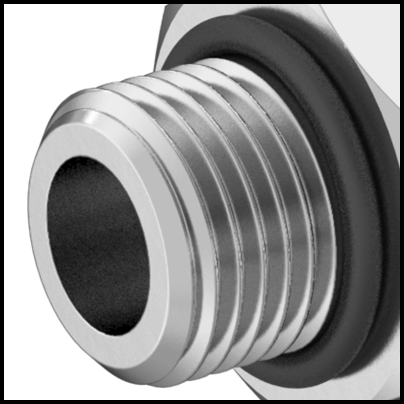Metric, BSPP, and UN/UNF (SAE Straight) Male Threads with Gasket
