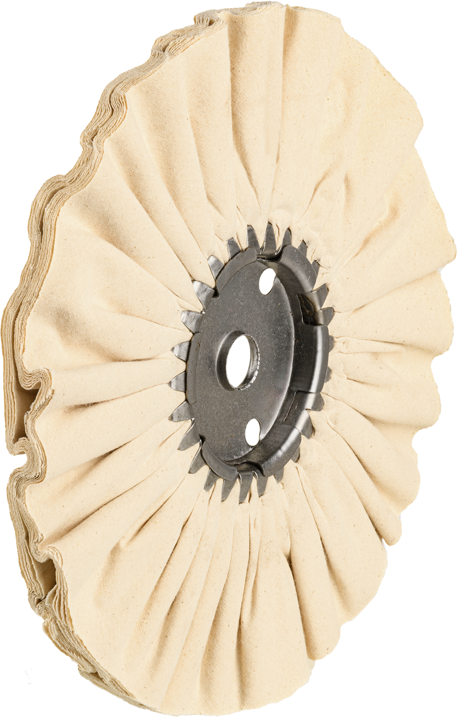 Soğuk Kalma Özelliğine Sahip Uzun Ömürlü Parlatma Tekerleği, 10“ Çap x 1/4” Kalınlık, 3/4" Mil Deliği
