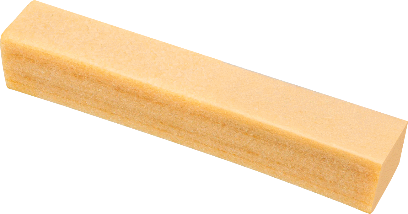 El Tipi Zımpara Makinesi Temizleyici, 8-1/2“ Uzunluk x 1-3/8” Genişlik x 1-3/8" Kalınlık Blok