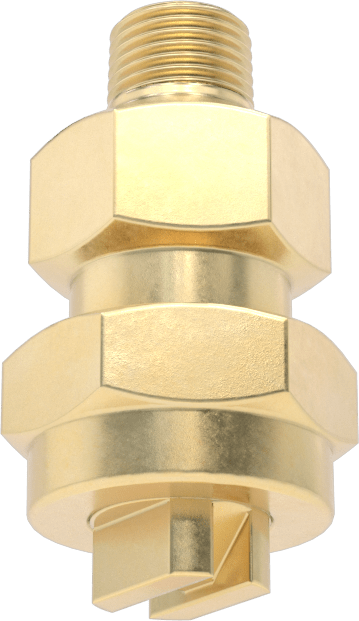 Damlamayan Düz Püskürtme Nozulu, 1/8 NPT Erkek, 0,03" Delik Çapı