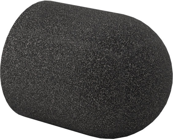 Değiştirilebilir Başlıklı Zımpara Ucu, Pürüzsüz Yüzey için, Kavisli Kapak, 150 Kum, 3/8" Çap, 5/8" Uzunluk