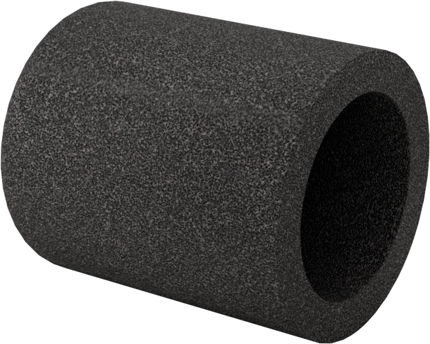 Değiştirilebilir Başlıklı Zımpara Ucu, Ekstra Pürüzsüz Yüzey, Düz Kapak, 280 Kum, 3/8" Çap, 5/8" Uzunluk
