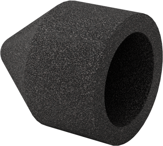 Değiştirilebilir Başlıklı Zımpara Ucu, Uç Kapağı, 280 Kum, 3/8" Çap, 5/8" Uzunluk