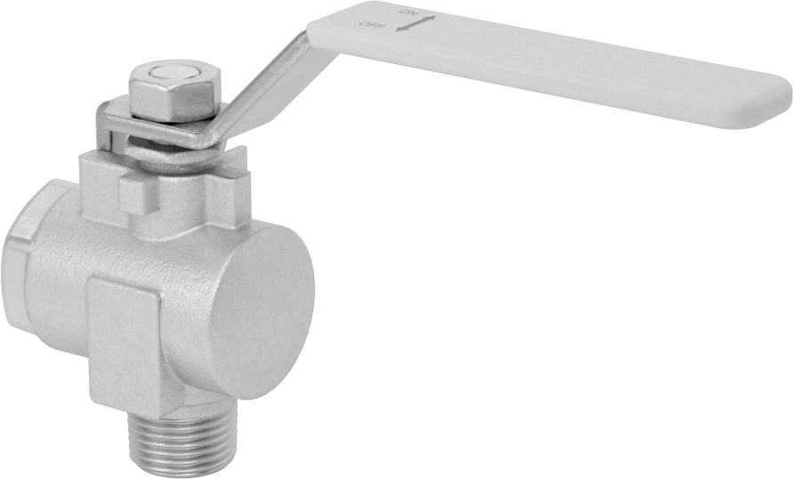 Pirinç Dirsek Açma/Kapama Vanası, Kol Kollu, 3/8 NPT Erkek x 3/8 NPT Dişi
