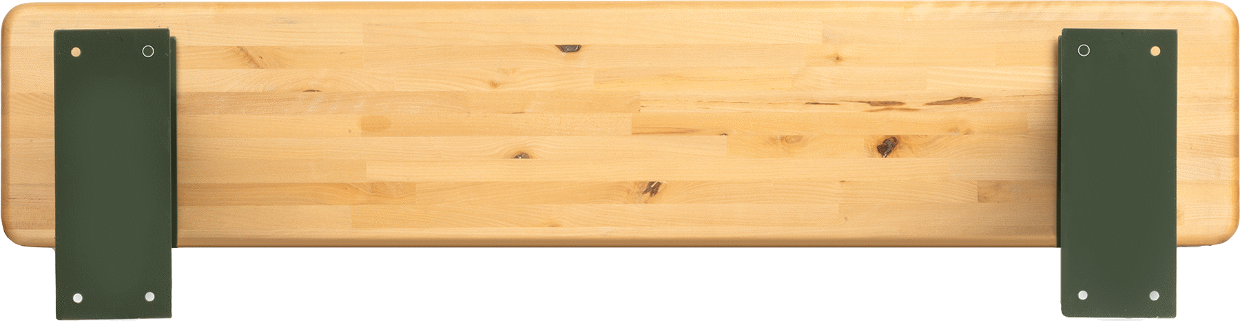 Akçaağaç Tezgah, 18“ Yükseklik x 48” Genişlik x 9-1/2" Derinlikte Oturak