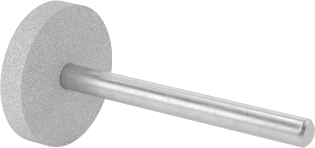 Kauçuk Yastıklı Aşındırıcı Taşlama Ucu, Uzun Ömürlü, 11/16“ Çap x 1/8” Uzunluklu Başlık, 180 Kum