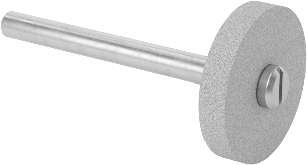 Kauçuk Yastıklı Aşındırıcı Taşlama Ucu, Uzun Ömürlü, 11/16“ Çap x 1/8” Uzunluklu Başlık, 180 Kum
