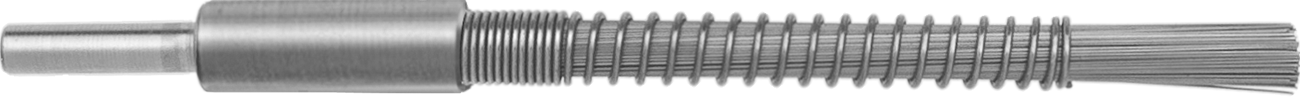 Kapalı Uçlu Delikler için Esnek Tüp Fırçası, 3/8" Fırça Çapı