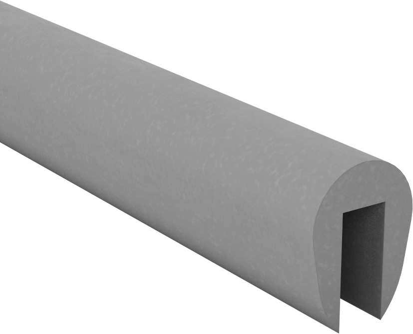 Yüksek Sıcaklık Kenar Çıtası, Köpük, 1/4“ Genişlik x 19/32” İç Yükseklik