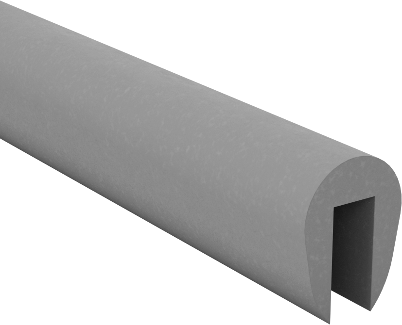 Yüksek Sıcaklık Kenar Çıtası, Köpük, 1/4“ Genişlik x 19/32” İç Yükseklik