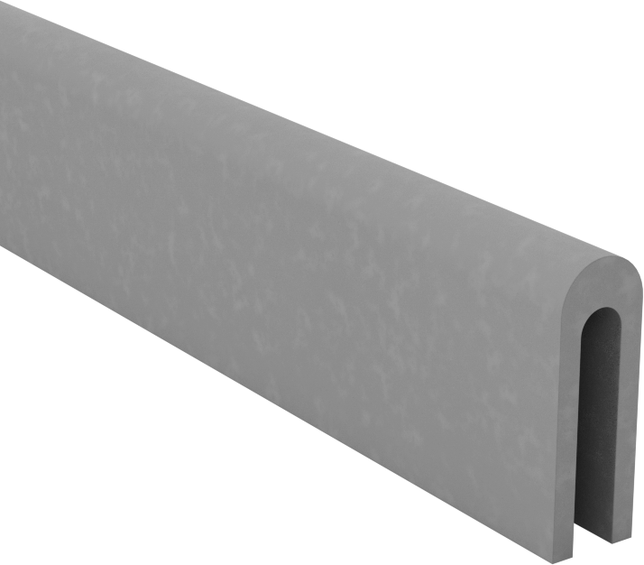 Yüksek Sıcaklık Kenar Çıtası, Köpük, 1/16“ Genişlik x 5/16” İç Yükseklik