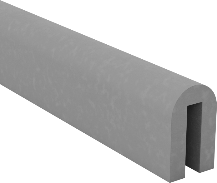 Yüksek Sıcaklık Kenar Çıtası, Köpük, 1/16“ Genişlik x 1/4” İç Yükseklik