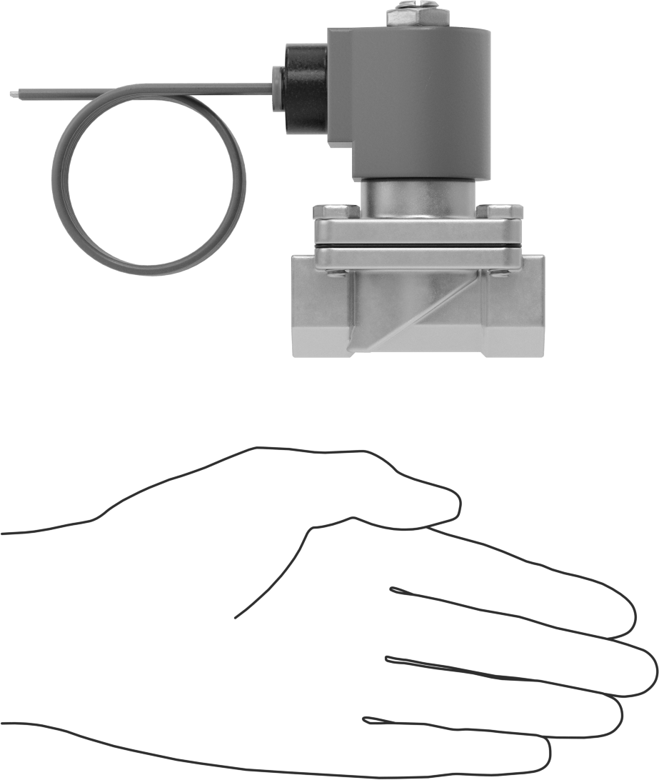 Viton® Contalı Pirinç Solenoid Açma/Kapama Vanası, Soğutucu ve Deterjan için, Kapalı, 120V AC, 3/8 NPT Dişi