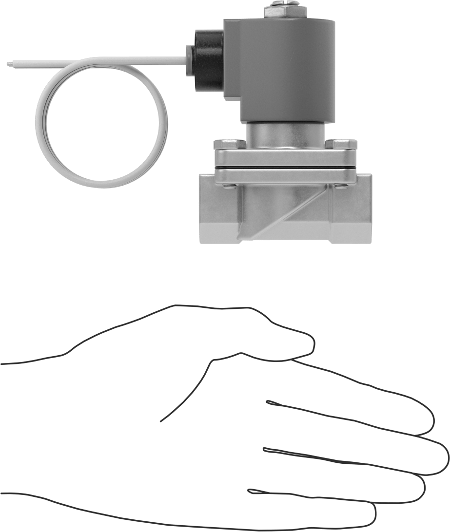 Viton® Contalı Pirinç Solenoid Açma/Kapama Vanası, Soğutucu ve Deterjan için, Kapalı, 120V AC, 1/2 NPT Dişi