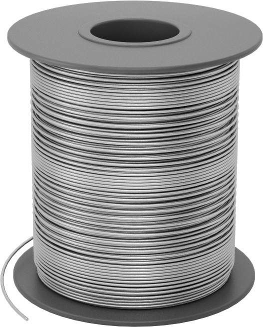 Elektronik Ürünler için Temizlemeye Gerek Olmayan Özlü Lehim, Kurşunsuz, %96 Kalay, %3 Gümüş, 0,025" Çap, 1 lb.