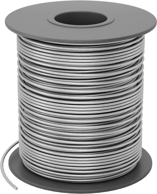 Elektronik Ürünler için Temizlemeye Gerek Olmayan Özlü Lehim, Kurşunsuz, %96 Kalay, %3 Gümüş, 0,040 inç Çap, 1 lb.
