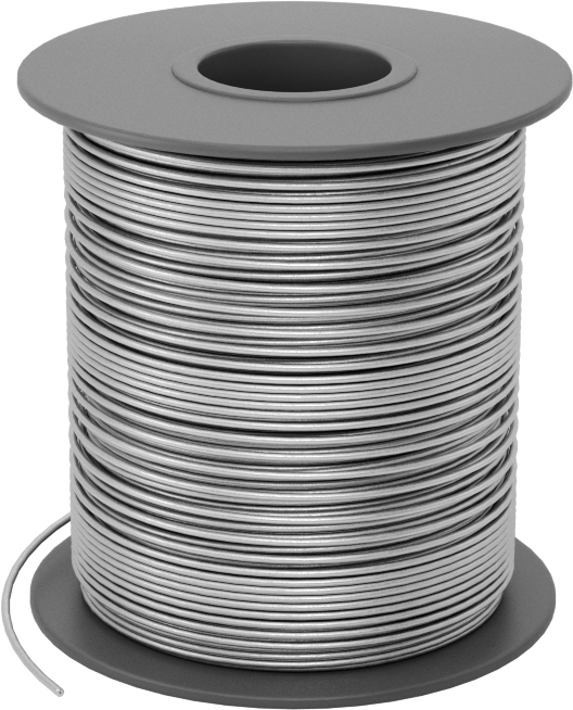 Elektronik Ürünler için Temizlemeye Gerek Olmayan Özlü Lehim, Kurşunsuz, %97 Kalay, %2 Gümüş, 0,031" Çap, 1 lb.