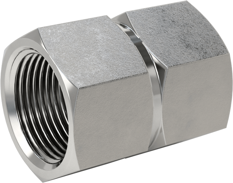 Hassas Aşırı Basınçlı 316 Paslanmaz Çelik Bağlantı Parçası, Düz Redüktör, 3/4 x 1/4 NPT Dişi