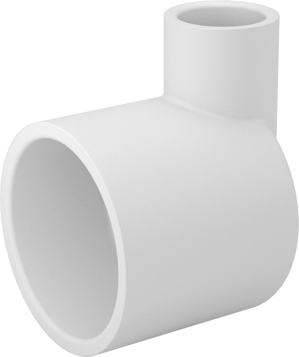 Su için Standart Cidarlı PVC Boru Bağlantı Parçası, 90 Derece Dirsek Redüktör, 1-1/2 Dişi Soket x 1/2 Dişi Soket