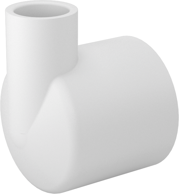 Su için Standart Cidarlı PVC Boru Bağlantı Parçası, 90 Derece Dirsek Redüktör, 1-1/2 Dişi Soket x 1/2 Dişi Soket