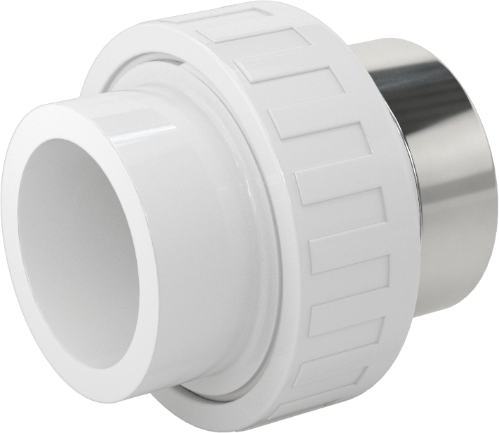 Su için Standart Cidarlı PVC Boru Bağlantı Parçası, Pirinç Ek Parçalı Dişli, 1-1/2 Soket Dişi, 1-1/2 NPT Dişi