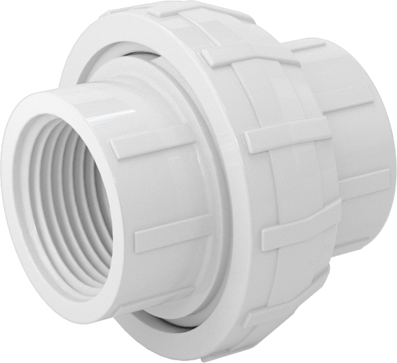 Su için Standart Cidarlı PVC Boru Bağlantı Parçası, Düz Bağlantı Parçası, 3/4 NPT Dişi