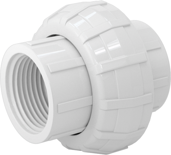 Su için Standart Cidarlı PVC Boru Bağlantı Parçası, Düz Bağlantı Parçası, 3/4 NPT Dişi